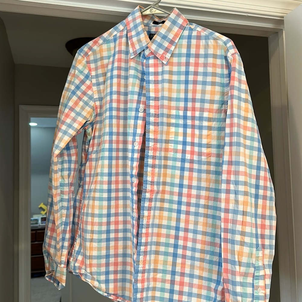 Jcrew factory men adult medium button down. Slim fit